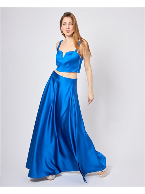 Valentina Rio satin skirt with front slit VALENTINA RIO | V6153544